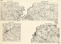 Jackson County - Irving, Hixton, Komensky, Brockway, Wisconsin State Atlas 1930c